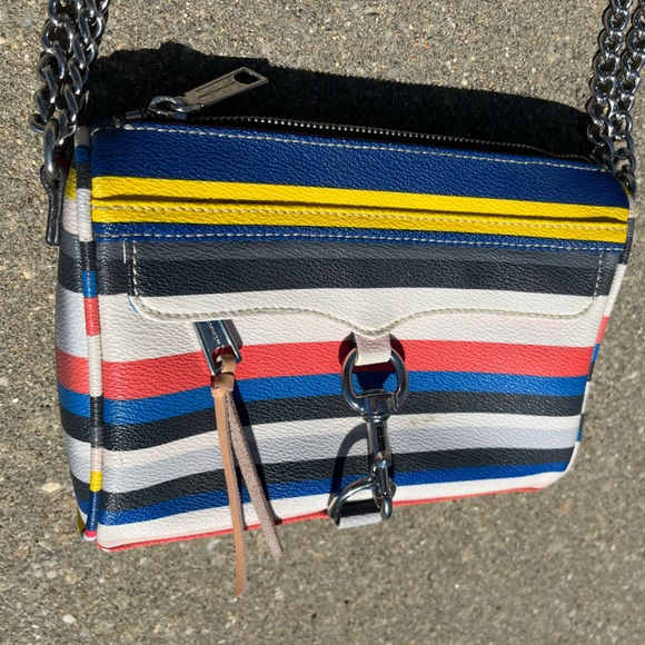 REBECCA MINKOFF — M.A.C. Crossbody Clutch (Multicolor) — Adjustable Chain Strap - Picture 2 of 11